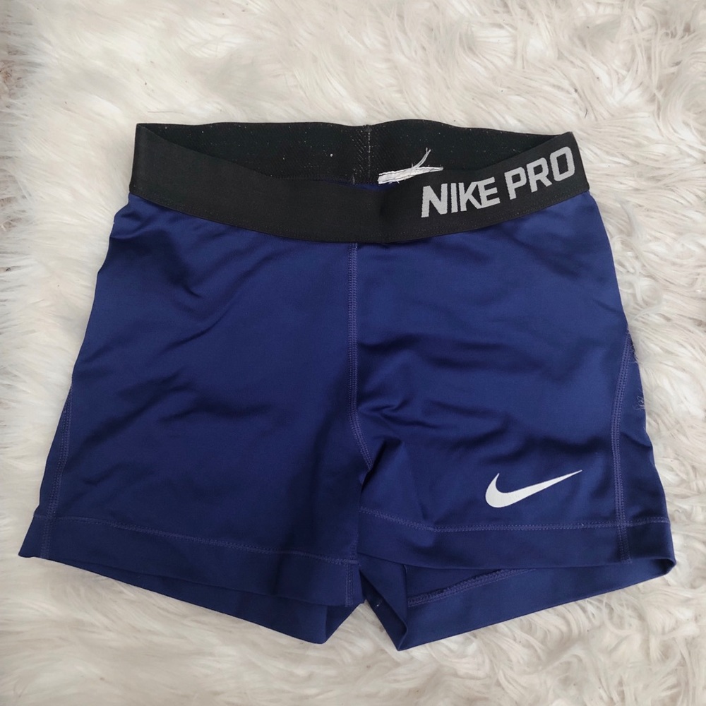 blue nike pro